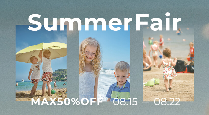 夏のセールバナー